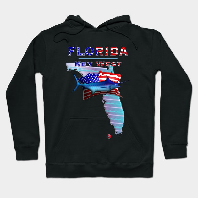 Copy of Florida Key West US Blue Martin II Hoodie by MikaelJenei